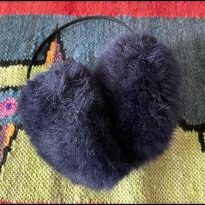 Blue earmuffs